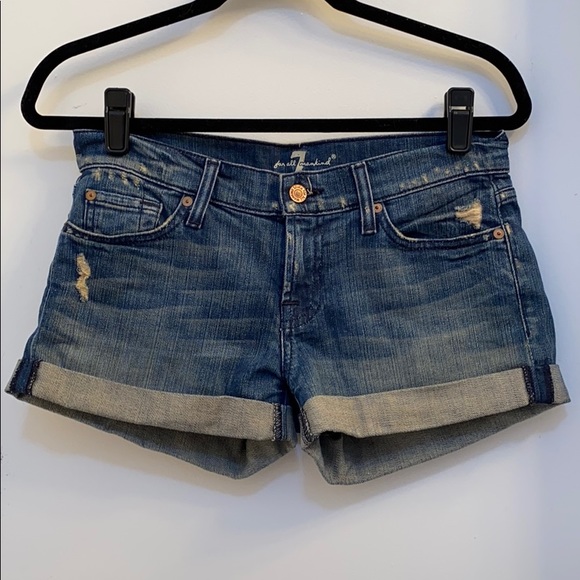 7 For All Mankind Pants - 7 For All Mankind Denim Shorts Size 26